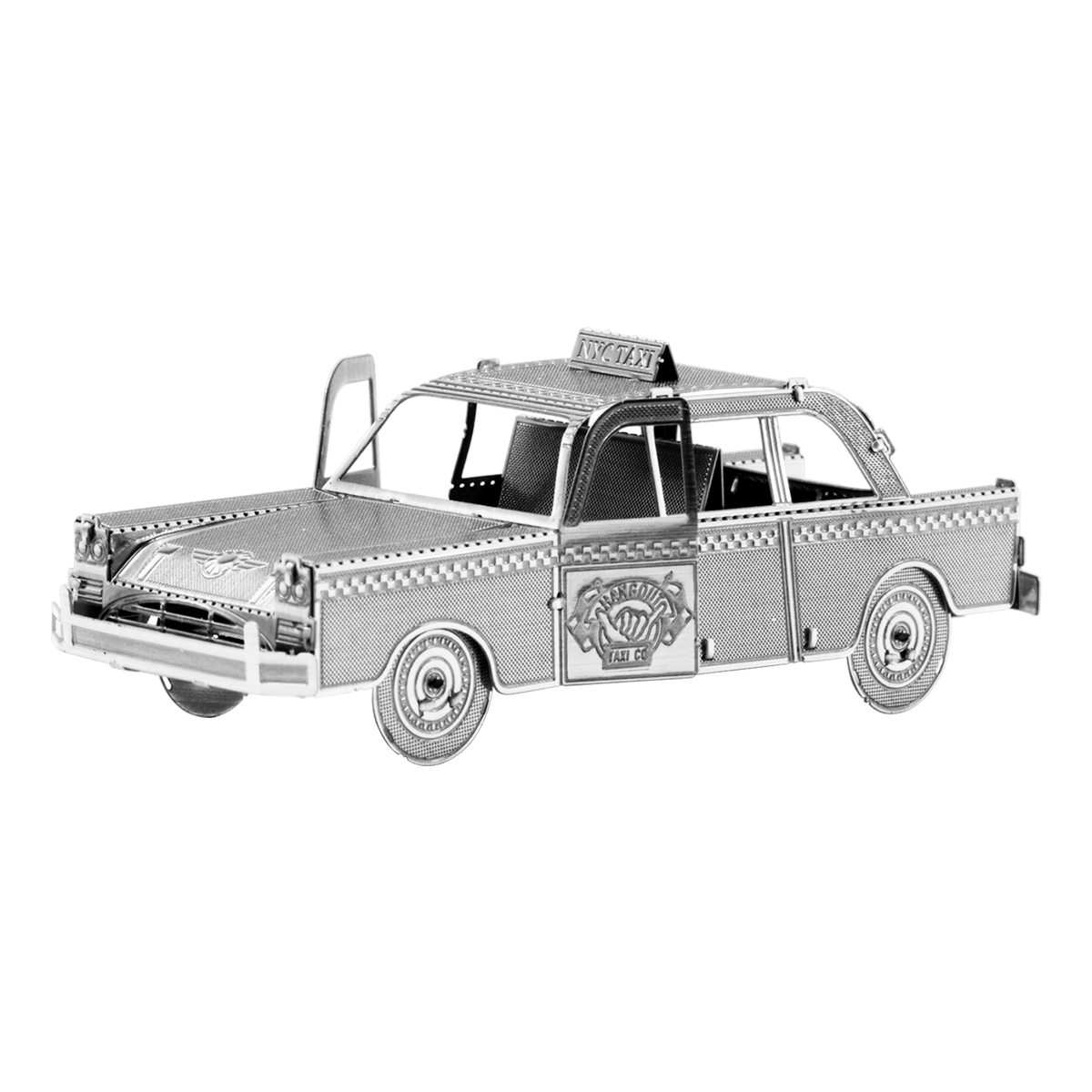 Checker Cab 3D Steel Model Kit Metal Earth