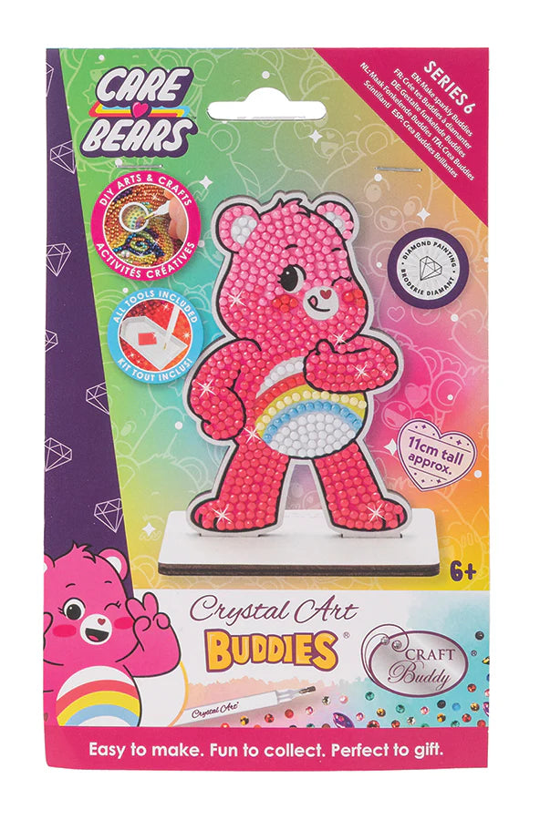 Cheer Care Bear Crystal Art Buddies Kit Craft Buddy