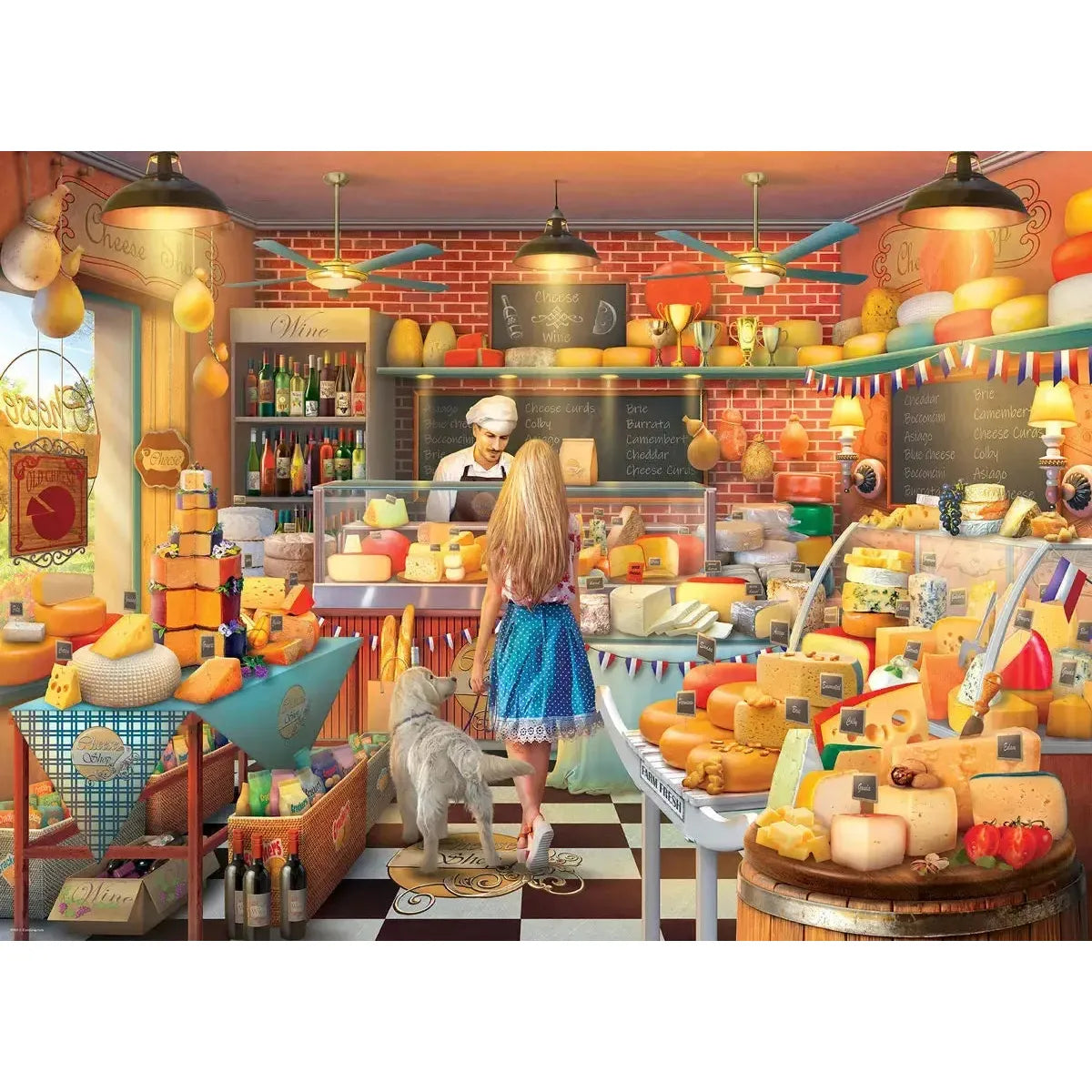 Cheese Store 1000 Piece Jigsaw Puzzle Eurographics