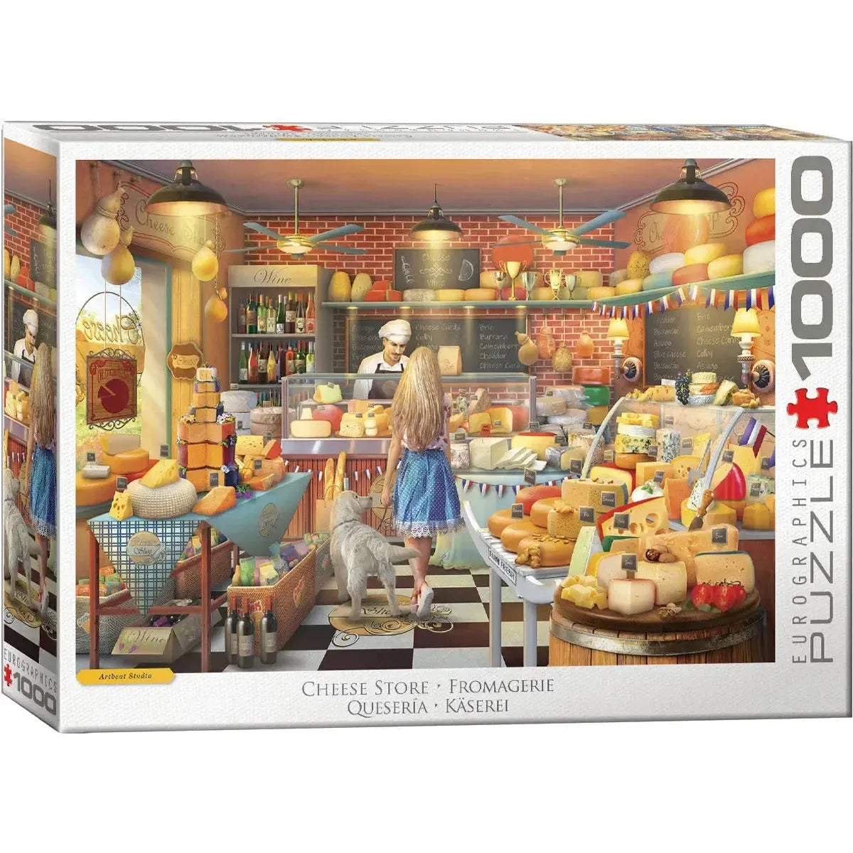 Cheese Store 1000 Piece Jigsaw Puzzle Eurographics