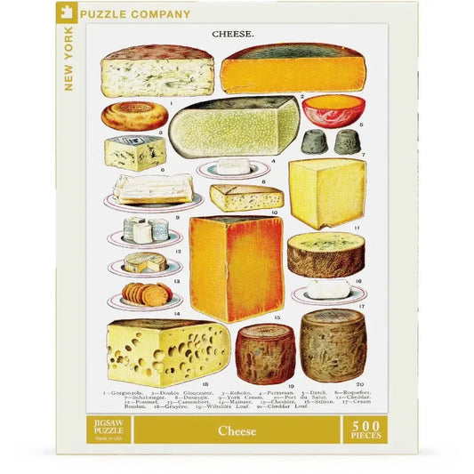 Cheese Vintage Collection 500 Piece Jigsaw Puzzle NYPC