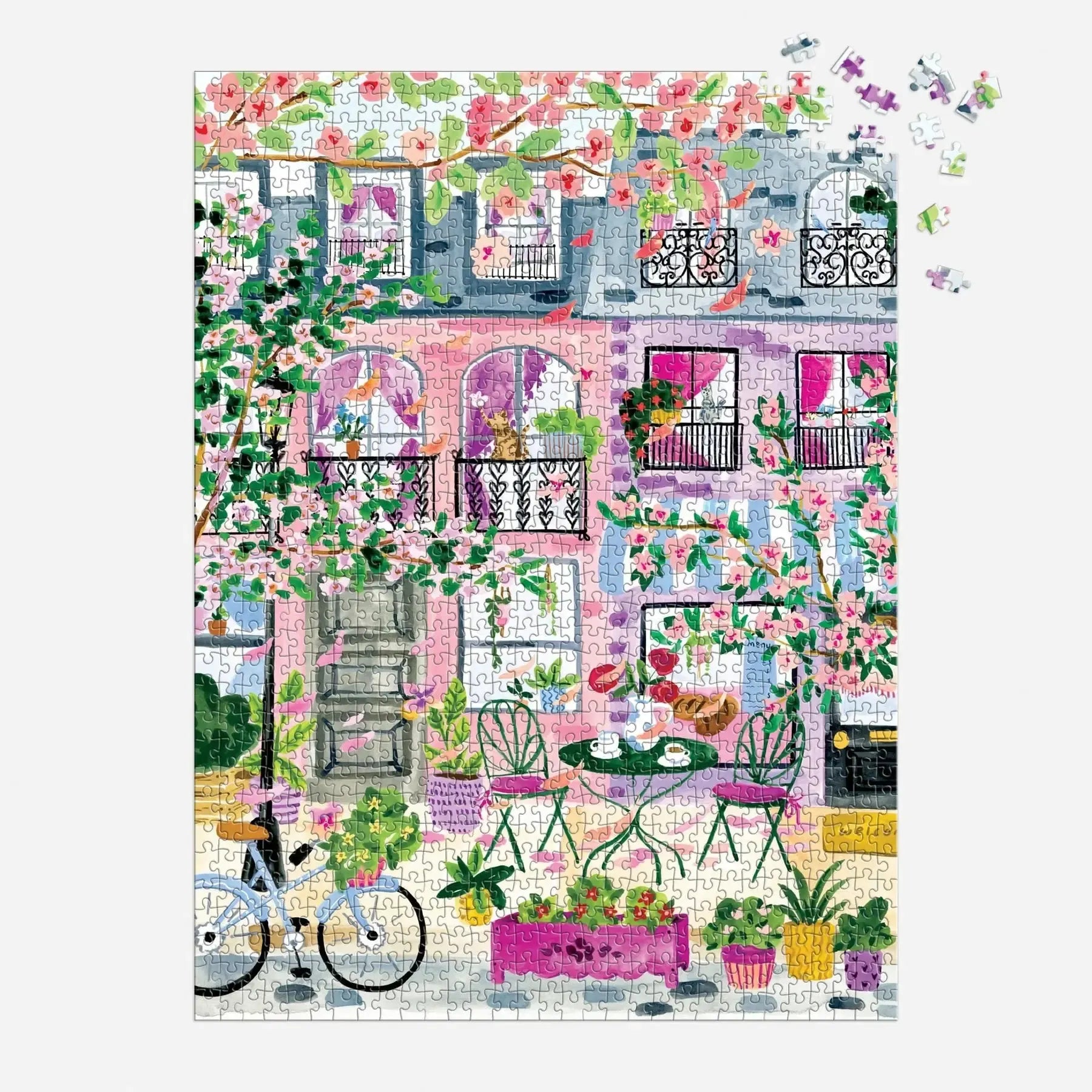 Cherry Lane Blossoms 1000 Piece Jigsaw Puzzle Galison