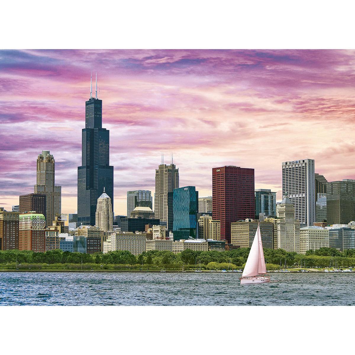 Chicago Skyline 1000 Piece Jigsaw Puzzle Eurographics