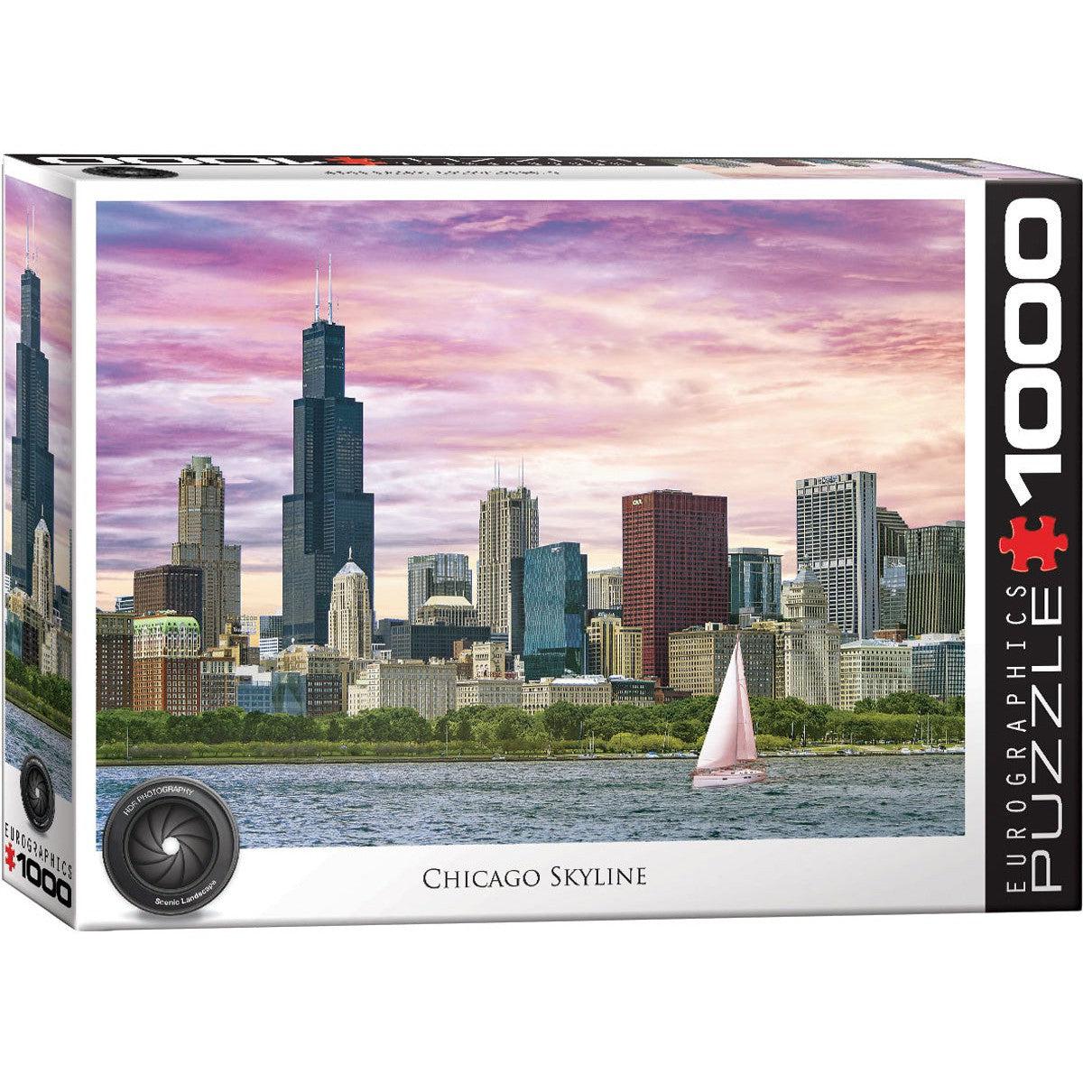 Chicago Skyline 1000 Piece Jigsaw Puzzle Eurographics