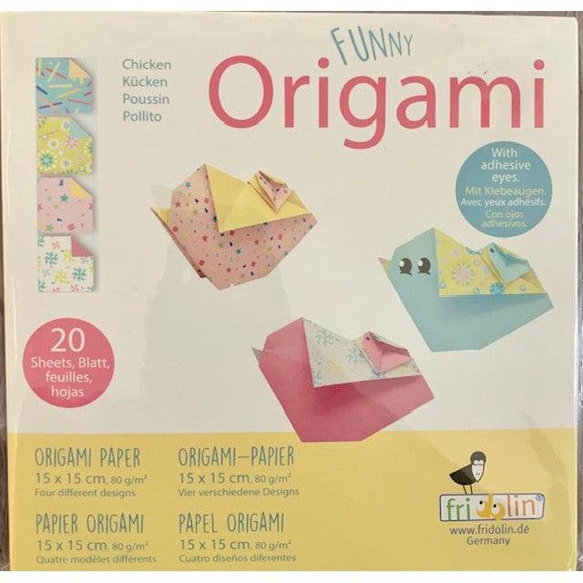 Chicken Funny Origami Kit Fridolin