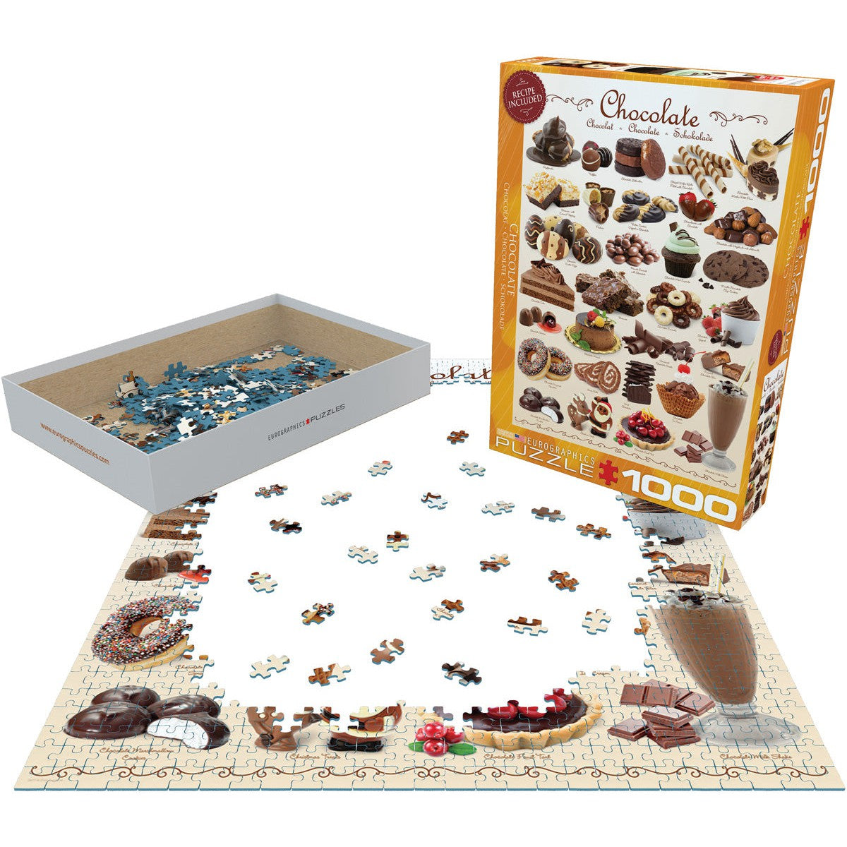 Chocolate 1000 Piece Jigsaw Puzzle Eurographics