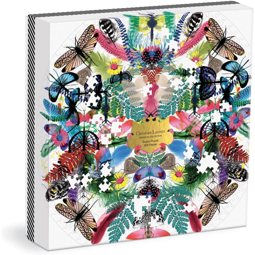 Christian Lacroix Heritage Caribe 500 Piece Round Jigsaw Puzzle Galison