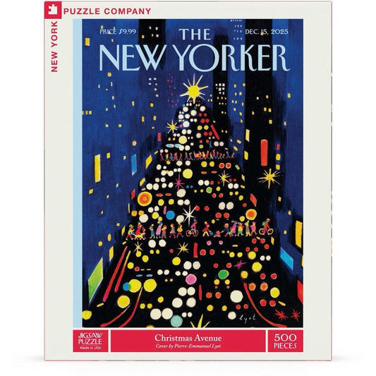 Christmas Avenue The New Yorker 500 Piece Jigsaw Puzzle NYPC