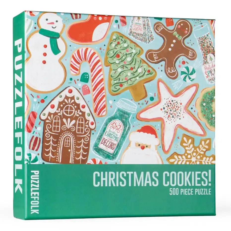 Christmas Cookies 500 Piece Jigsaw Puzzle PuzzleFolk