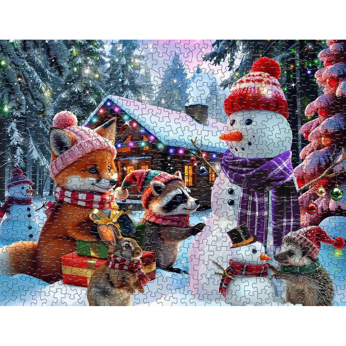 Christmas Critters 500 Piece Jigsaw Puzzle Springbok