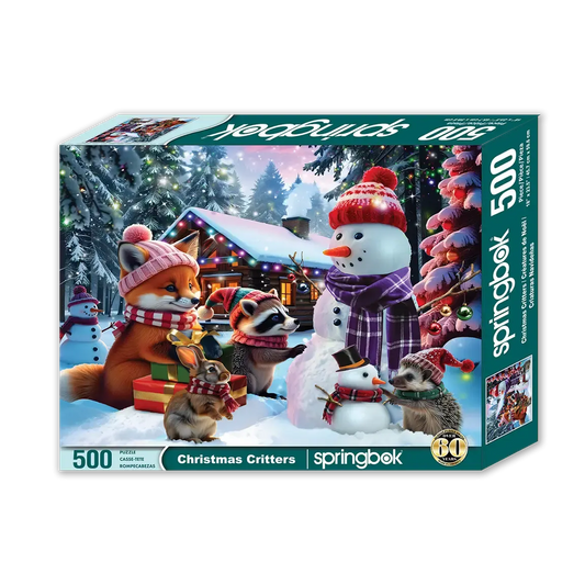 Christmas Critters 500 Piece Jigsaw Puzzle Springbok