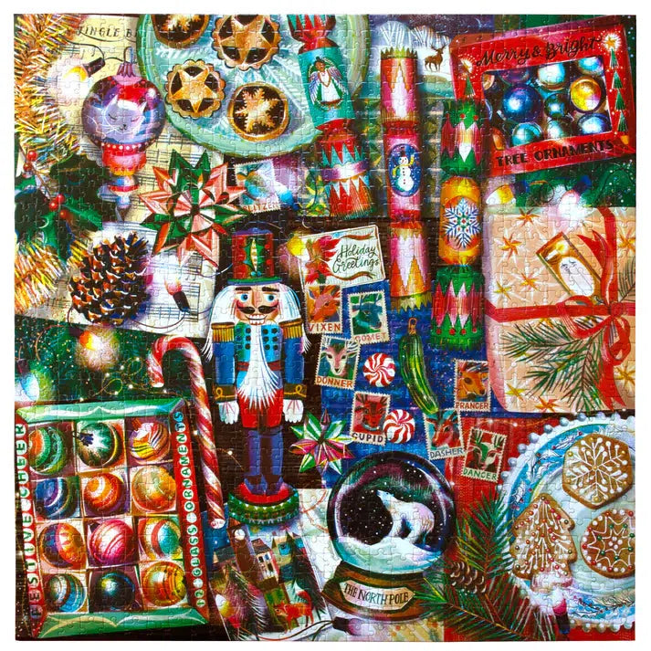 Christmas Decorations 1000 Piece Jigsaw Puzzle eeBoo