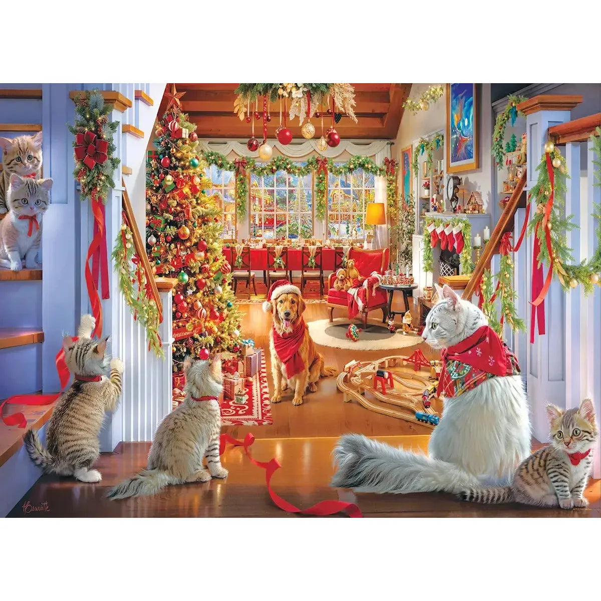 Christmas Dinner 1000 Piece Jigsaw Puzzle Eurographics
