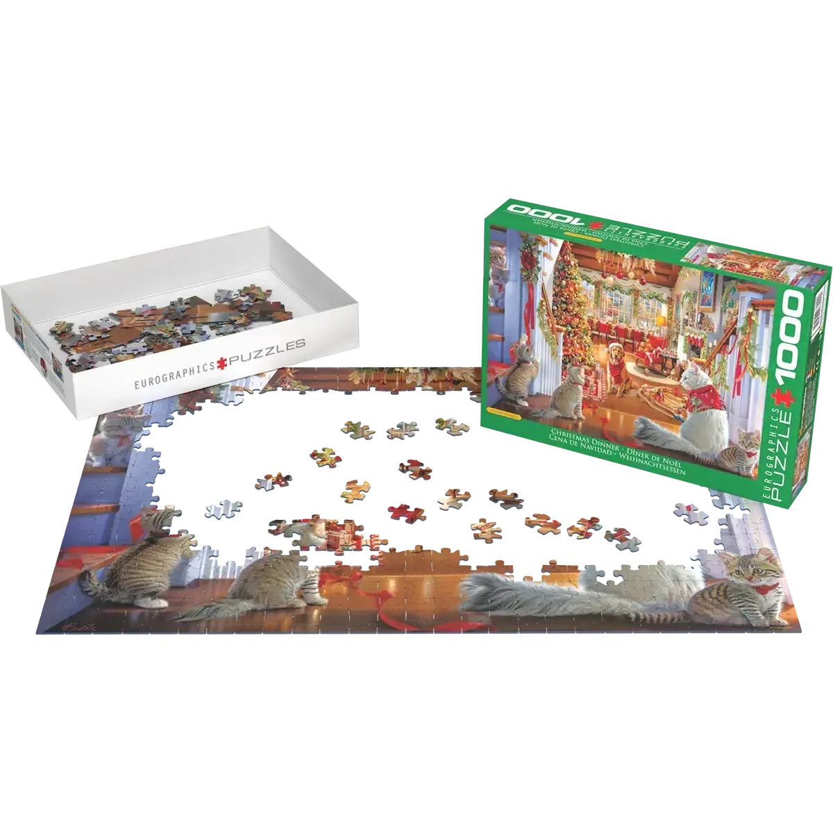 Christmas Dinner 1000 Piece Jigsaw Puzzle Eurographics