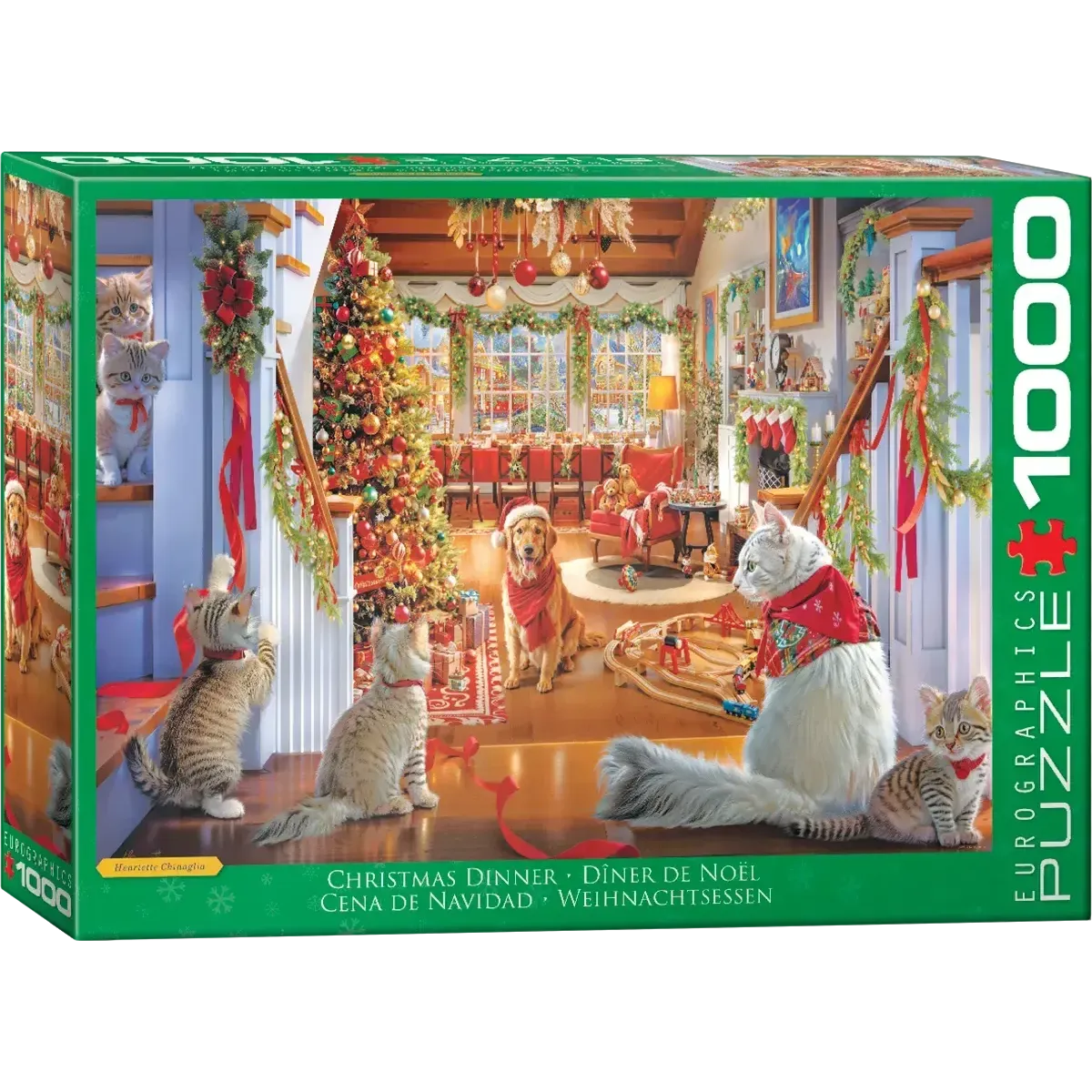 Christmas Dinner 1000 Piece Jigsaw Puzzle Eurographics