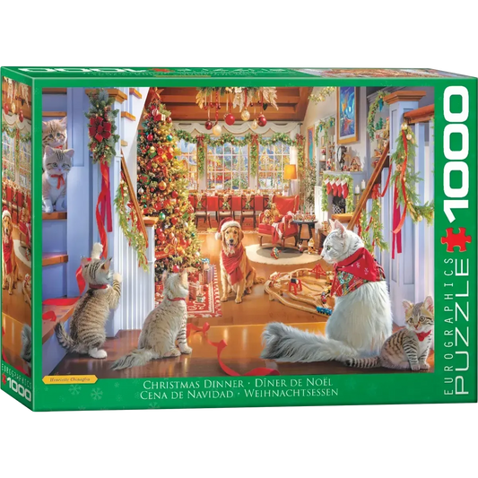 Christmas Dinner 1000 Piece Jigsaw Puzzle Eurographics
