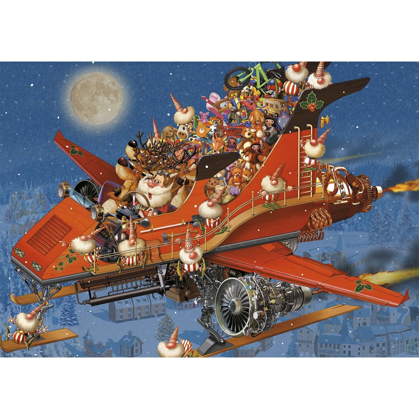 Christmas Jet 1000 Piece Jigsaw Puzzle Piatnik