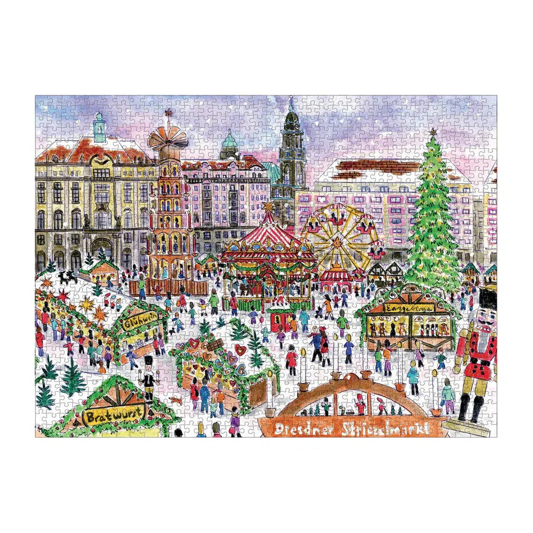 Christmas Market 1000 Piece Jigsaw Puzzle Galison