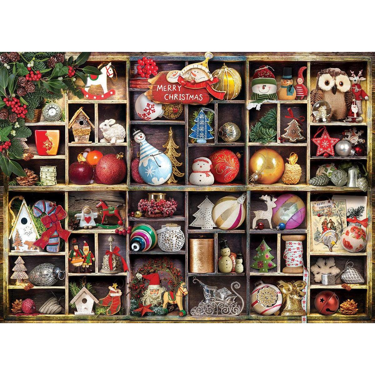 Christmas Ornaments 1000 Piece Jigsaw Puzzle Eurographics