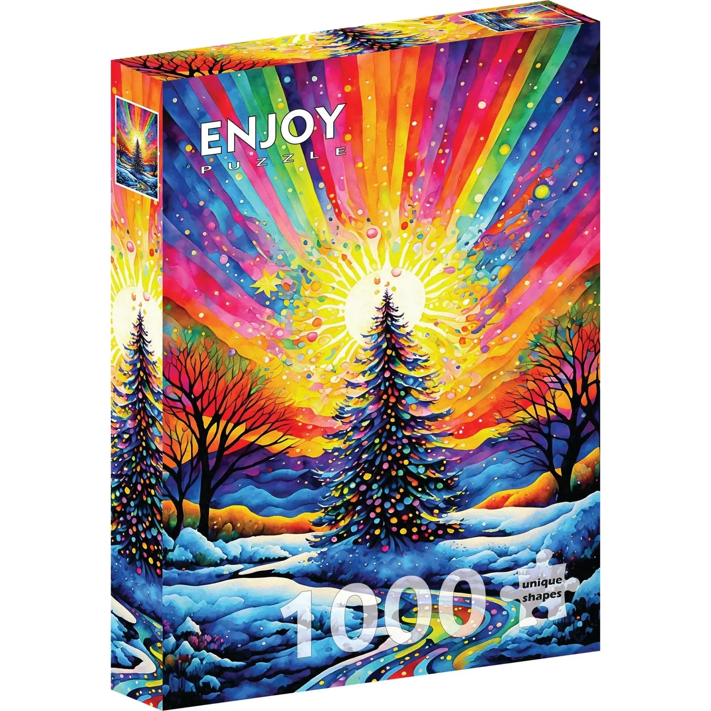 Christmas Tree Celebration 1000 Piece Jigsaw Puzzle Enjoy