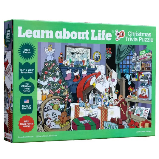 Christmas Trivia "Learn About Life" 1000 Piece Jigsaw Puzzle Livuzzle