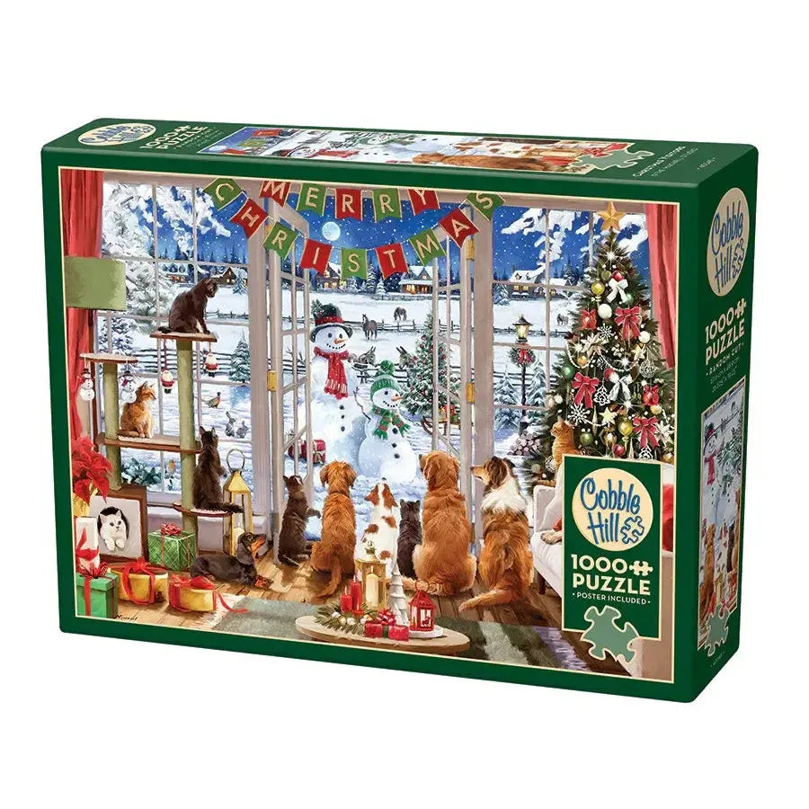 Christmas Visitors 1000 Piece Jigsaw Puzzle Cobble Hill