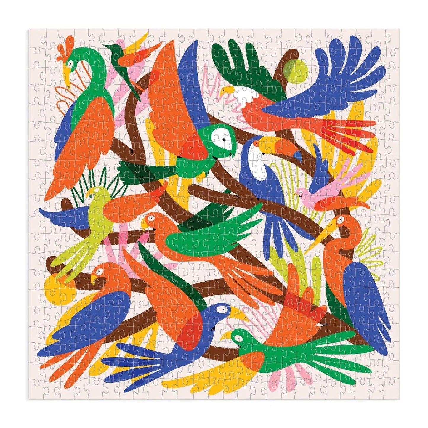 Chromatic Birds 500 Piece Jigsaw Puzzle Galison