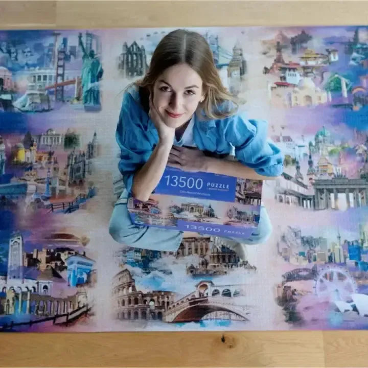 Cities Beyond the Clouds 13500 Piece Jigsaw Puzzle Trefl