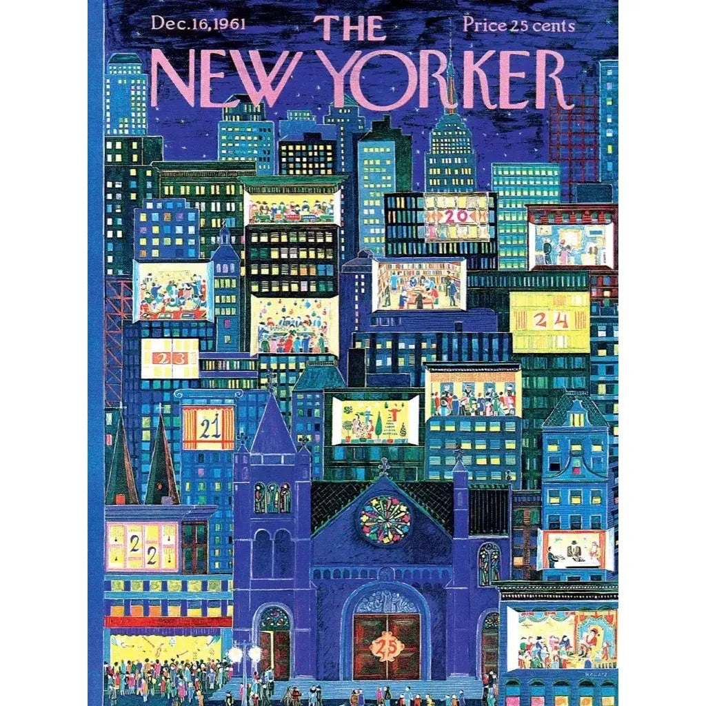City Advent Calendar 1000 Piece Jigsaw Puzzle NYPC