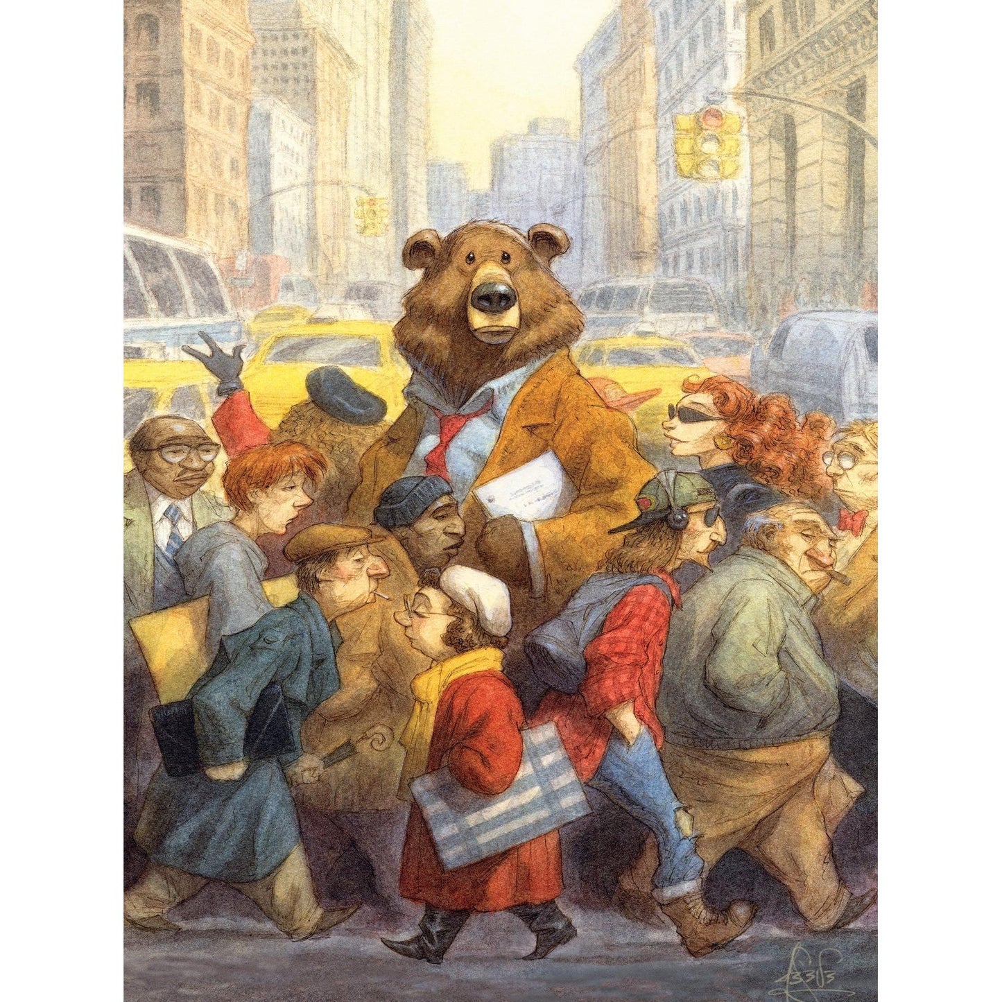 City Bear 1000 Piece Jigsaw Puzzle NYPC