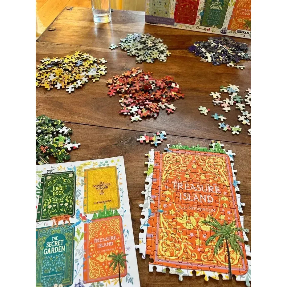Classic Book Covers 1000 Piece Jigsaw Puzzle Gibsons