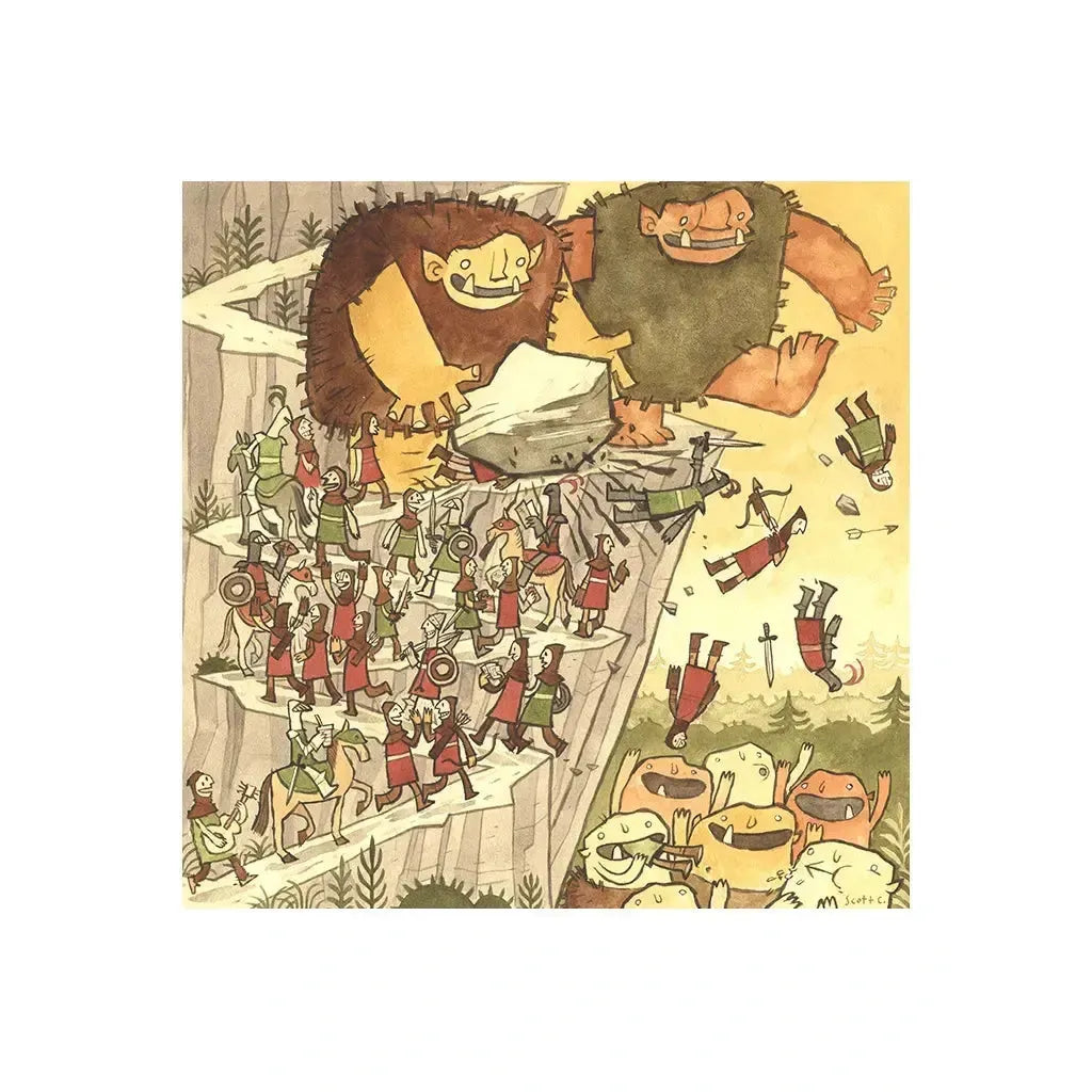 Cliff Ogres 1000 Piece Jigsaw Puzzle Scott C