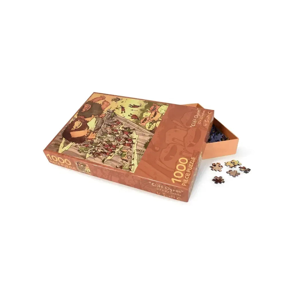 Cliff Ogres 1000 Piece Jigsaw Puzzle Scott C