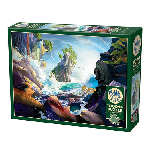 Coastal Waves 1000 Piece Jigsaw Puzzle Cobble Hill