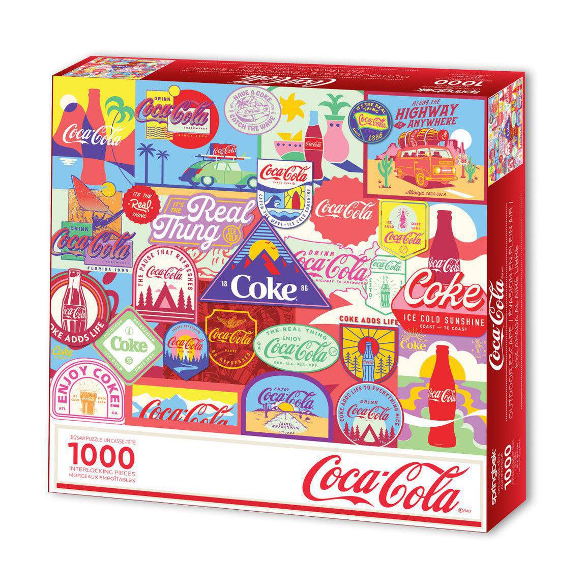 Coca-Cola Outdoor Escape 1000 Piece Jigsaw Puzzle Springbok