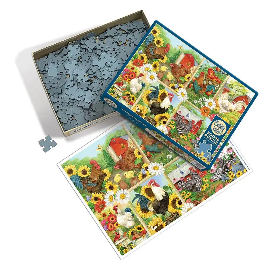 Cockadoodledo 500 Piece Jigsaw Puzzle Cobble Hill