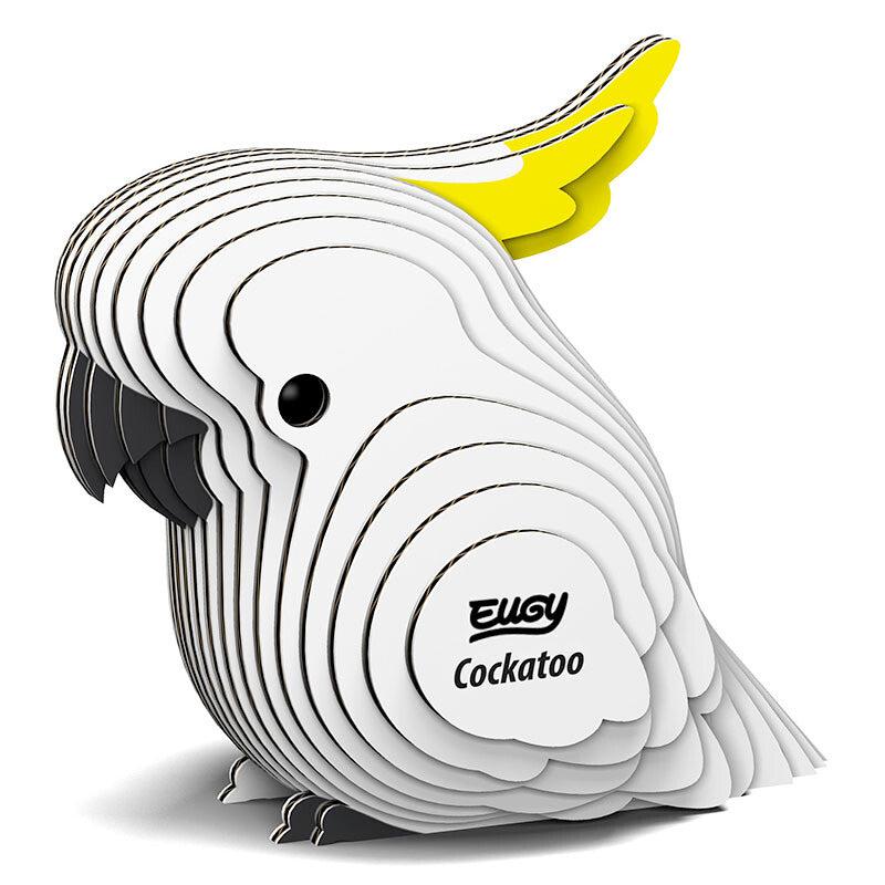 Cockatoo 3D Cardboard Model Kit Eugy