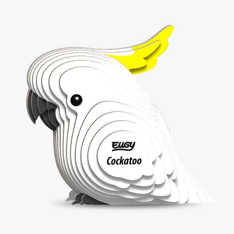 Cockatoo 3D Cardboard Model Kit Eugy