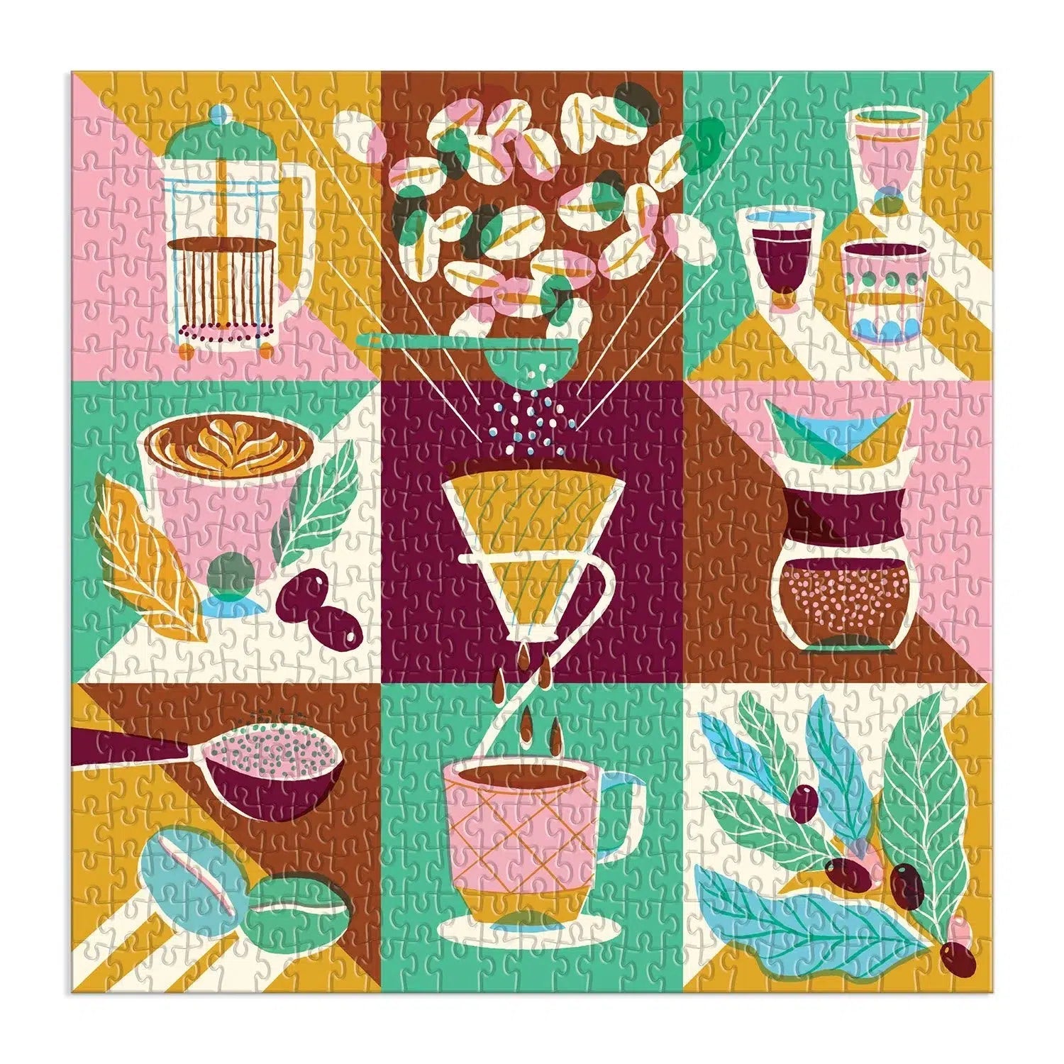 Coffeeology 500 Piece Jigsaw Puzzle Galison