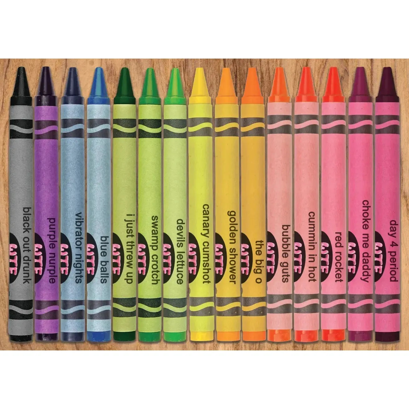 Colonoscopy Crayons 1000 Piece Jigsaw Puzzle WTF