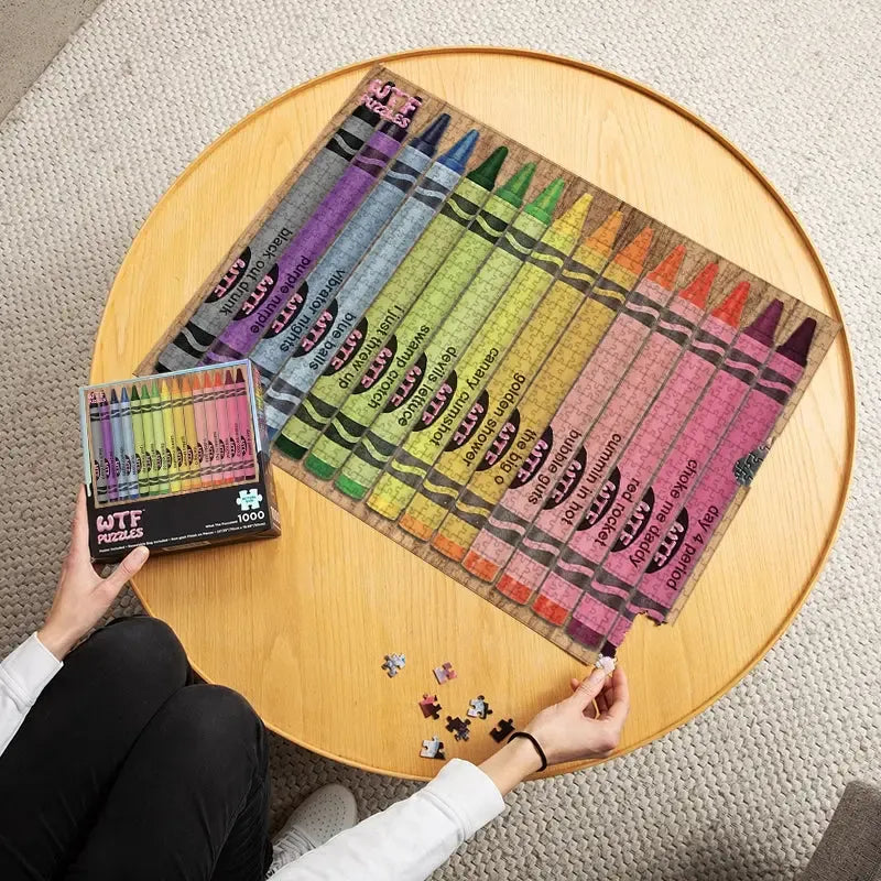 Colonoscopy Crayons 1000 Piece Jigsaw Puzzle WTF