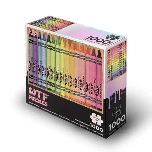 Colonoscopy Crayons 1000 Piece Jigsaw Puzzle WTF