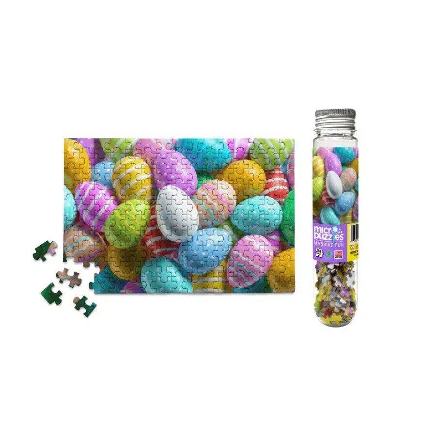 Colored Easter Eggs 150 Piece Mini Jigsaw Puzzle Micro Puzzles