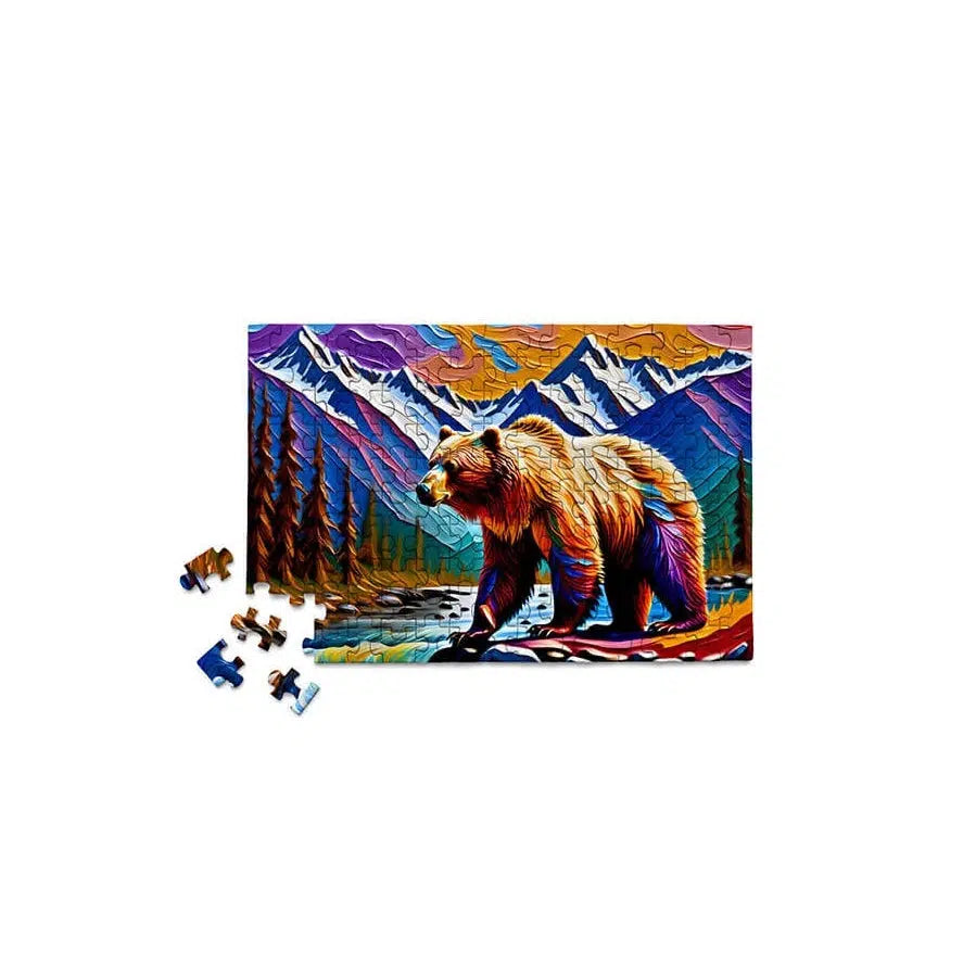 Colorful Bear 150 Piece Mini Jigsaw Puzzle Micro Puzzles