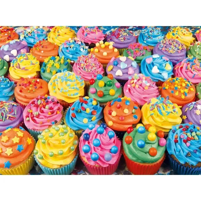 Colorful Cupcakes 500 Piece Jigsaw Puzzle Clementoni