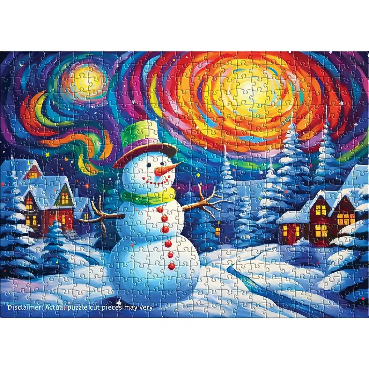 Colorful Frosty 500 Piece Jigsaw Puzzle Eurographics