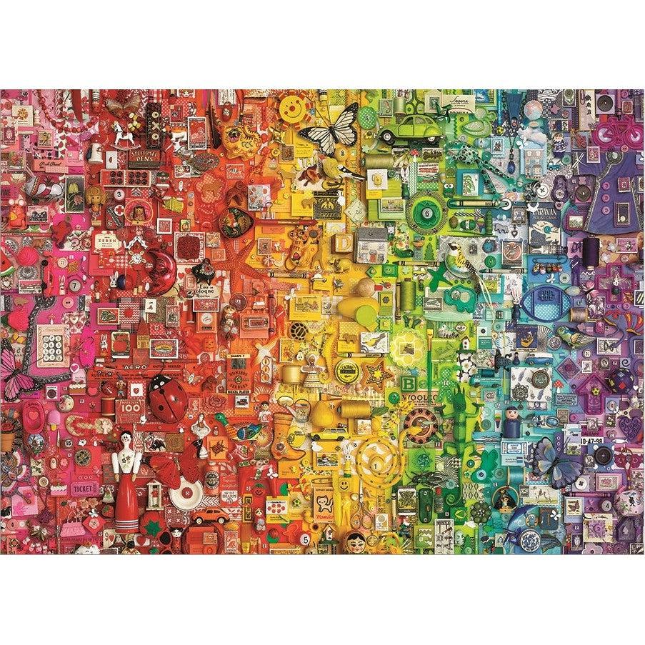 Colorful Rainbow 1000 Piece Jigsaw Puzzle Cobble Hill