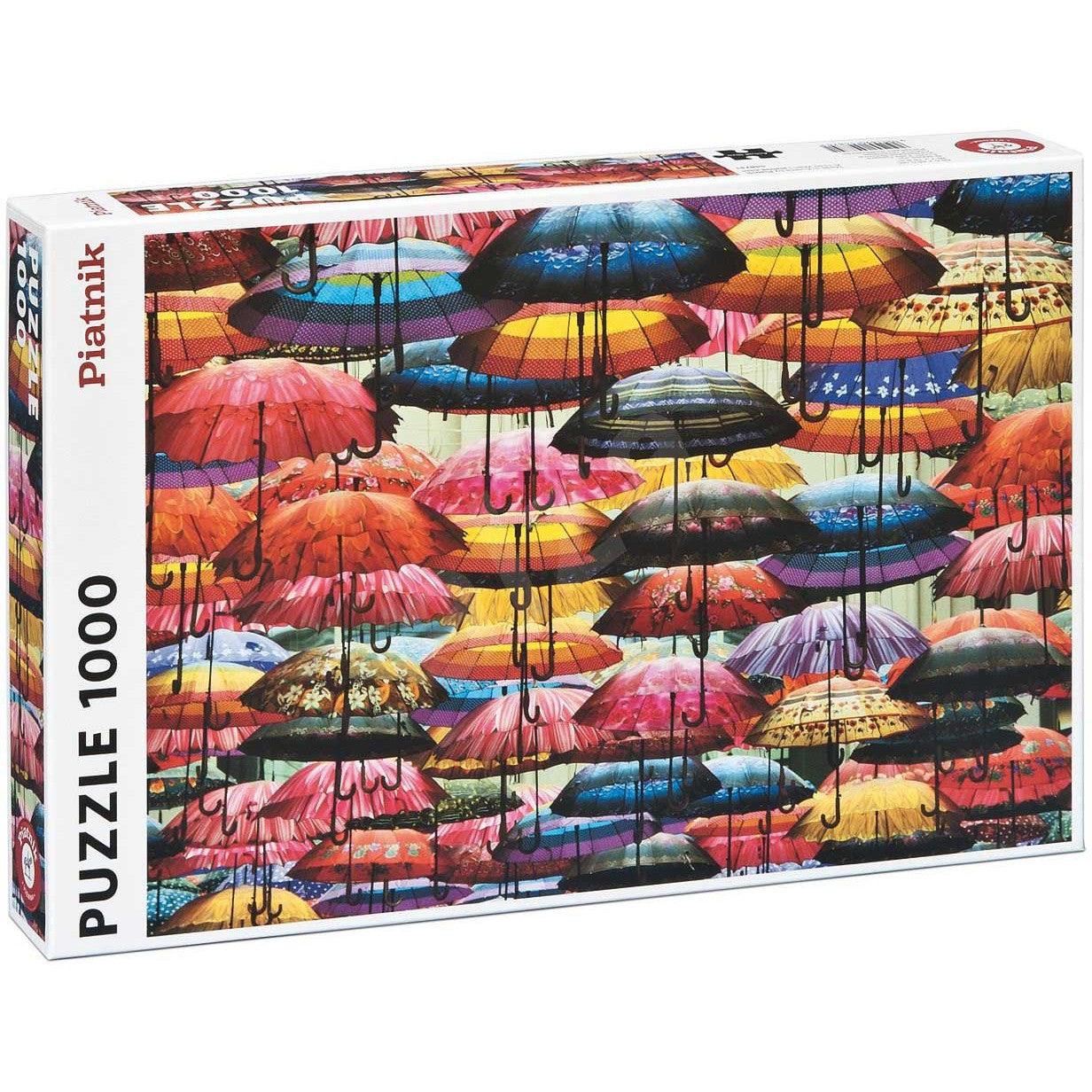 Colorful Umbrellas 1000 Piece Jigsaw Puzzle Piatnik