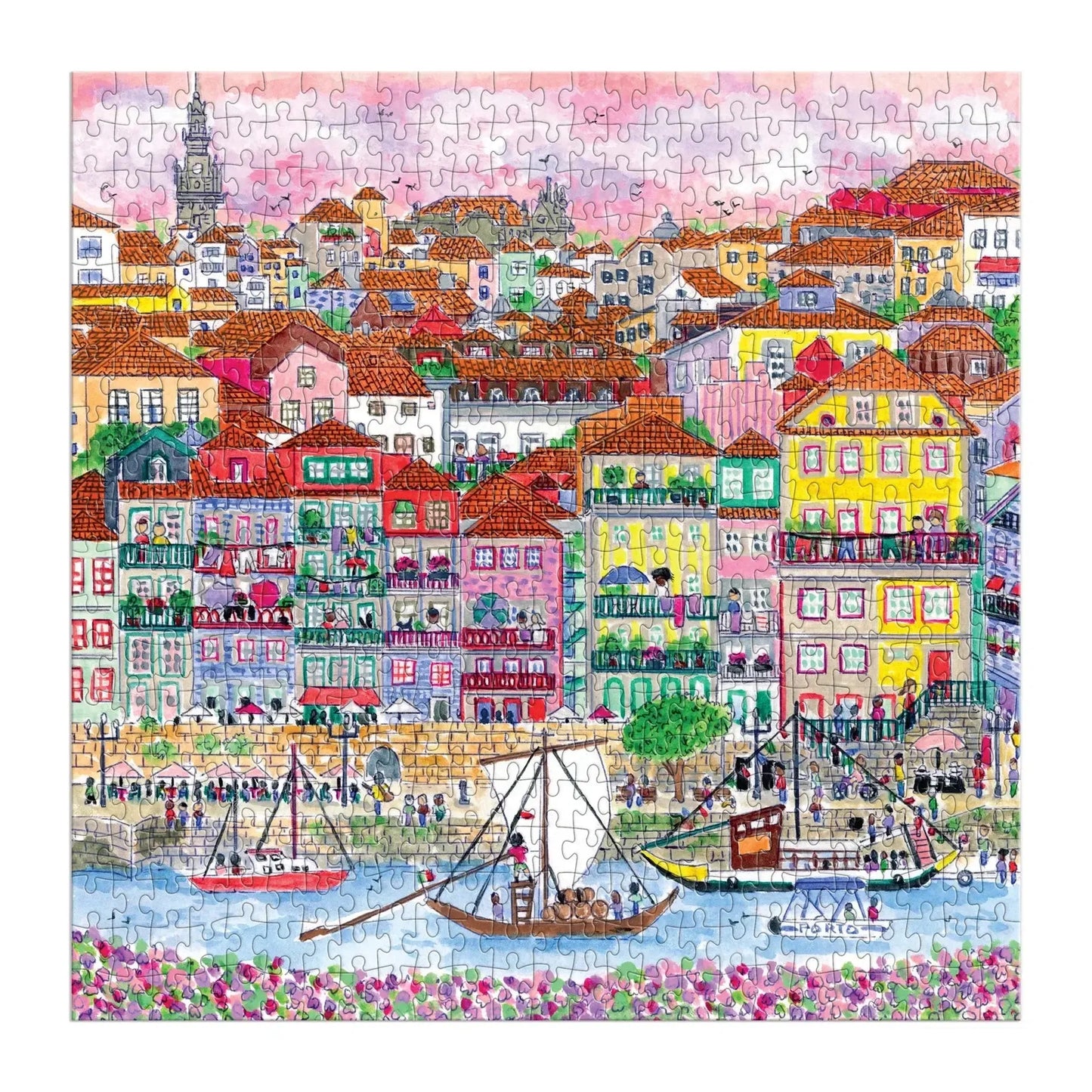 Colors of Porto 500 Piece Jigsaw Puzzle Galison