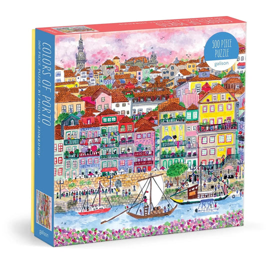 Colors of Porto 500 Piece Jigsaw Puzzle Galison